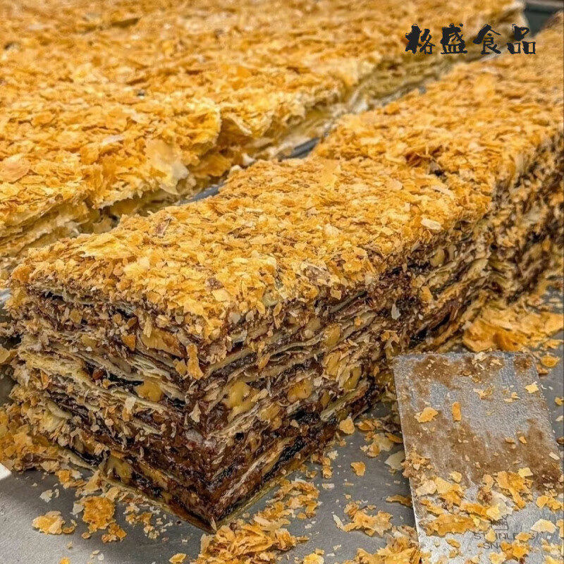 风鲜仓天津特产河西区利民道爱德顺糕点拿破仑西式糕点 巧克力拿破仑2