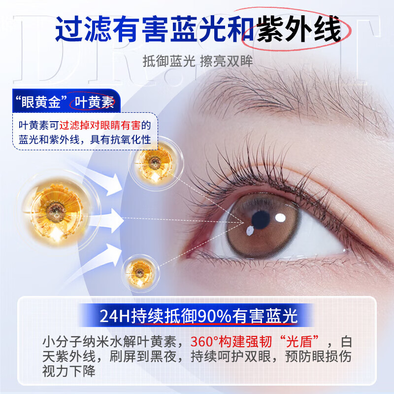 DR.SCT叶黄素滴眼液缓解眼疲劳眼干眼涩视力模糊发痒红血丝眼药水 【明目润眼】叶黄素护眼喷雾*5