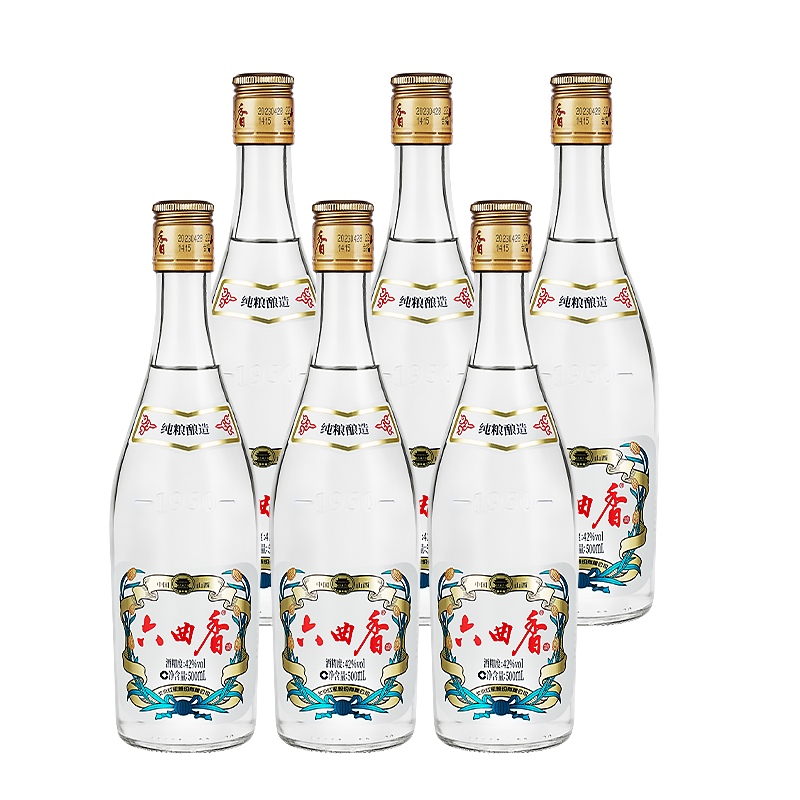 红星北京红星二锅头白酒六曲香42度清香口粮酒 42度 500ml 6瓶 整箱
