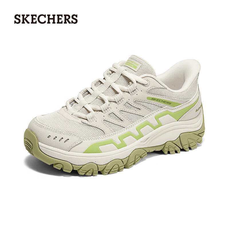 斯凯奇（Skechers）女鞋Slip ins闪穿鞋秋季舒适休闲户外鞋180334 自然色/NAT 37