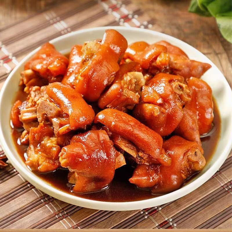 白荡里酱卤猪蹄 五香猪蹄卤味熟食开袋即食 酱卤猪蹄500g*2袋