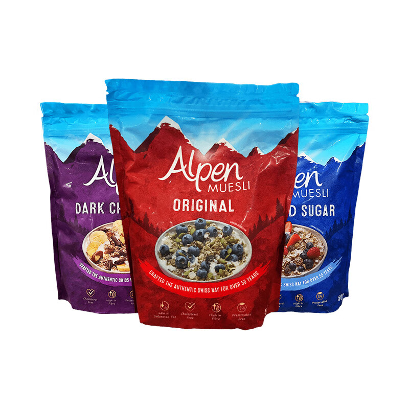 維多麥原裝進(jìn)口英國Alpen谷物營(yíng)養泡牛奶早餐黑巧水果堅果麥片500g 500g 水果堅果麥片500g(25.07.17)盒