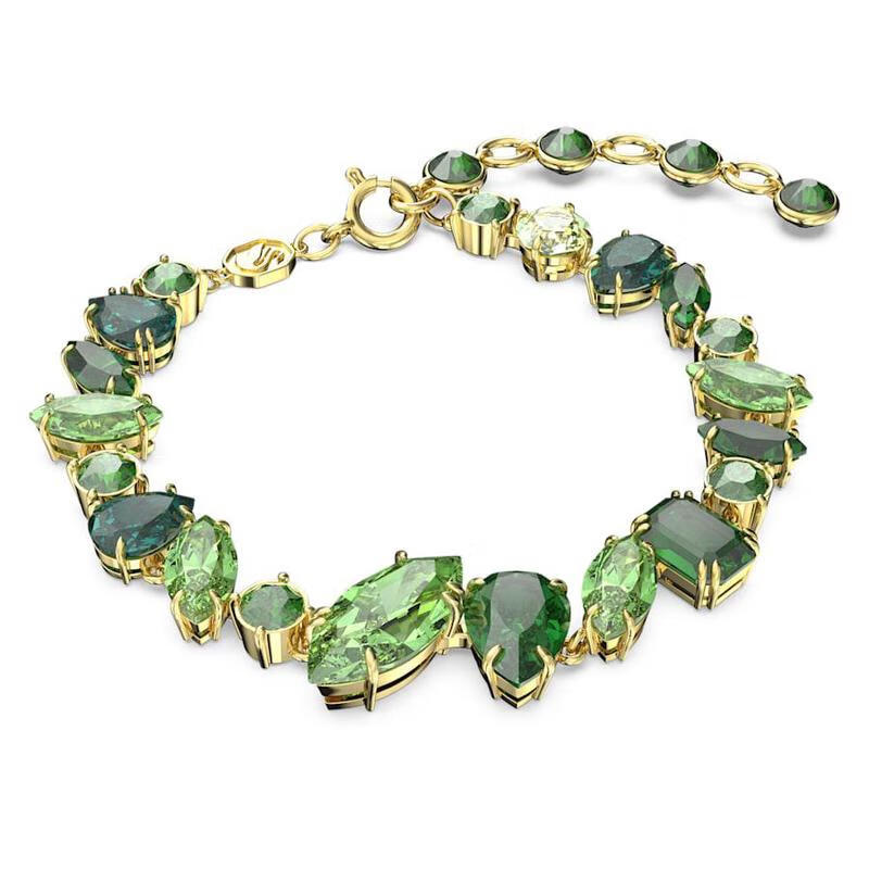 施華洛世奇（SWAROVSKI）女士手鏈 Gema 小眾簡(jiǎn)約高級首飾 森系靈動(dòng) 禮物送女友情人節禮物 Green
