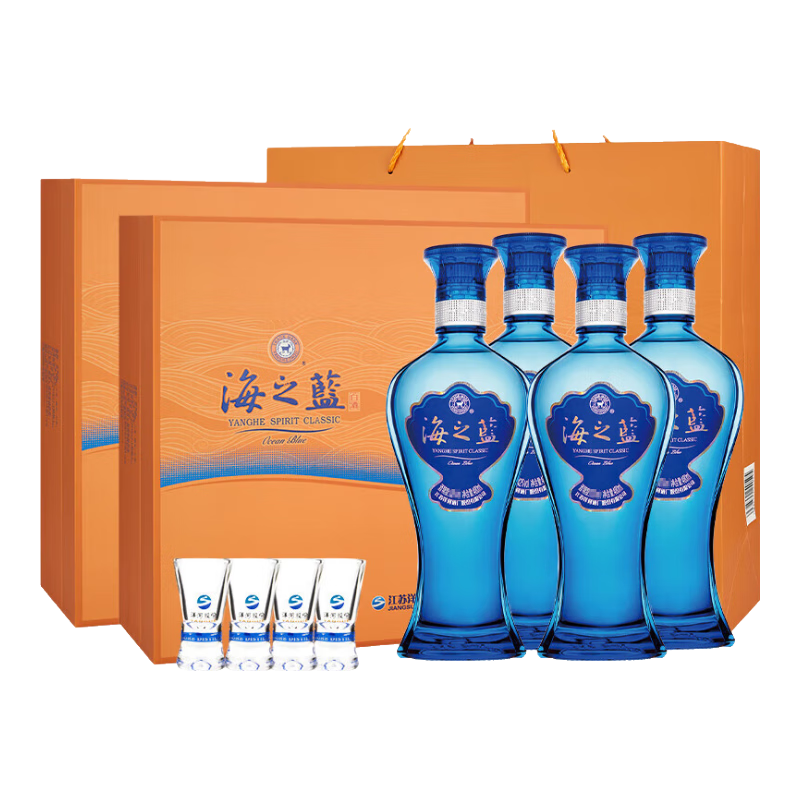 ��ӡ�����������ɫ���� �ڸ�����Ũ���Ͱ׾� �������� ��֮�� 52�� 480mL 4ƿ ˫���װ