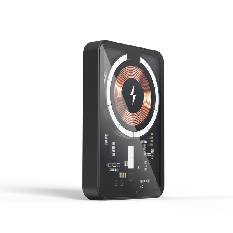 蜂锐(funryo)新款magsafe无线磁吸充电宝10000毫安便捷数显移动 锖色