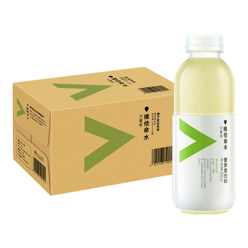 农夫山泉力量帝维他命水-柚子复合风味1*15*500ml-纸箱装