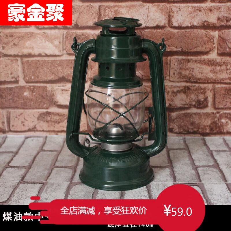 呦卿老式用的煤油灯 火水煤油灯马灯怀旧乔迁结婚入伙进宅芯搬家香炉