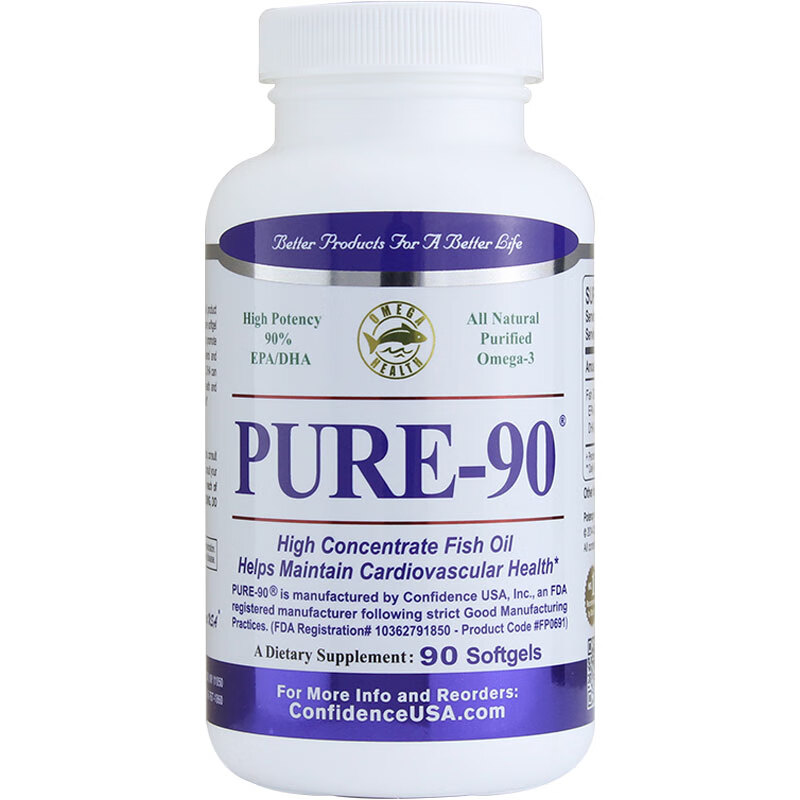 黄辅堂信心康乐深海鱼油软胶囊omega3鱼油1000mgdha90%高浓度