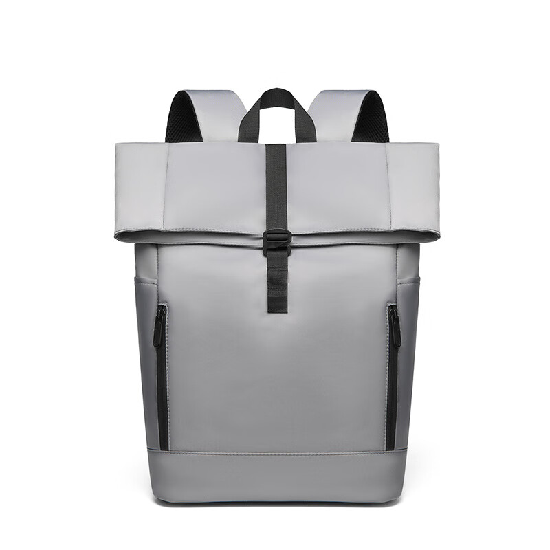 流彗ucon acrobatics双肩包新款欧美站卷口男士商务休闲书 灰色