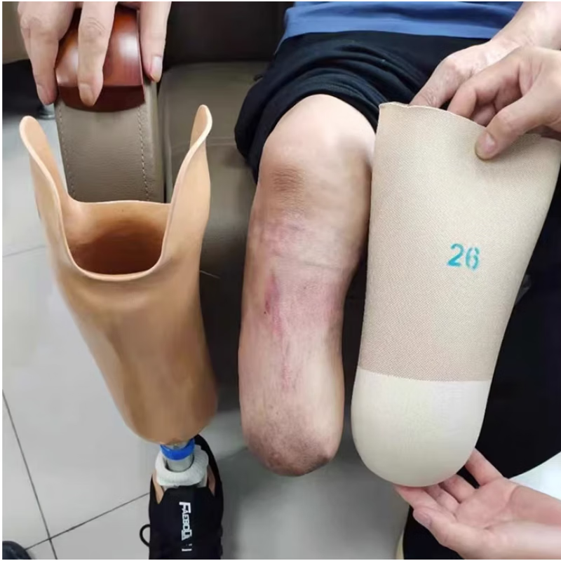 假肢硅胶套保护套  小腿假肢专用矽胶套假肢凝胶套残肢大腿义肢专用