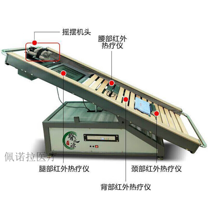 脊柱梳理床牵引摇摆床 颈椎腰椎理疗床 善瑞整脊床kx 自动正脊床