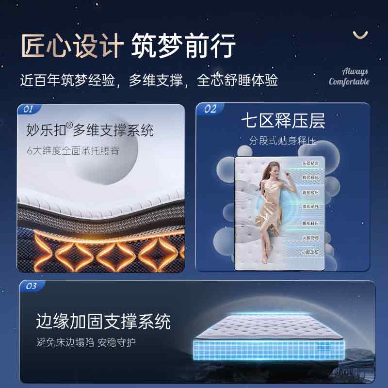 2025年床垫十大品牌排行榜揭晓:这10款护脊强,睡眠超爽-图片3