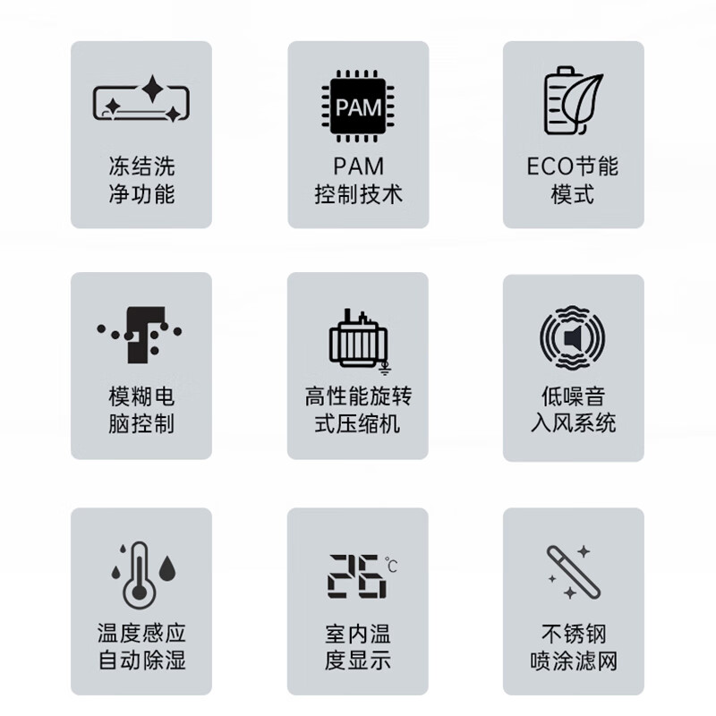 日立(HITACHI) 空调挂机 3匹 挂壁式 全直流变频 客厅挂机空调 冷暖挂机 挂式空调 新二级 大挂机 3匹 二级能效 RAK/C-GH30PHAPC
