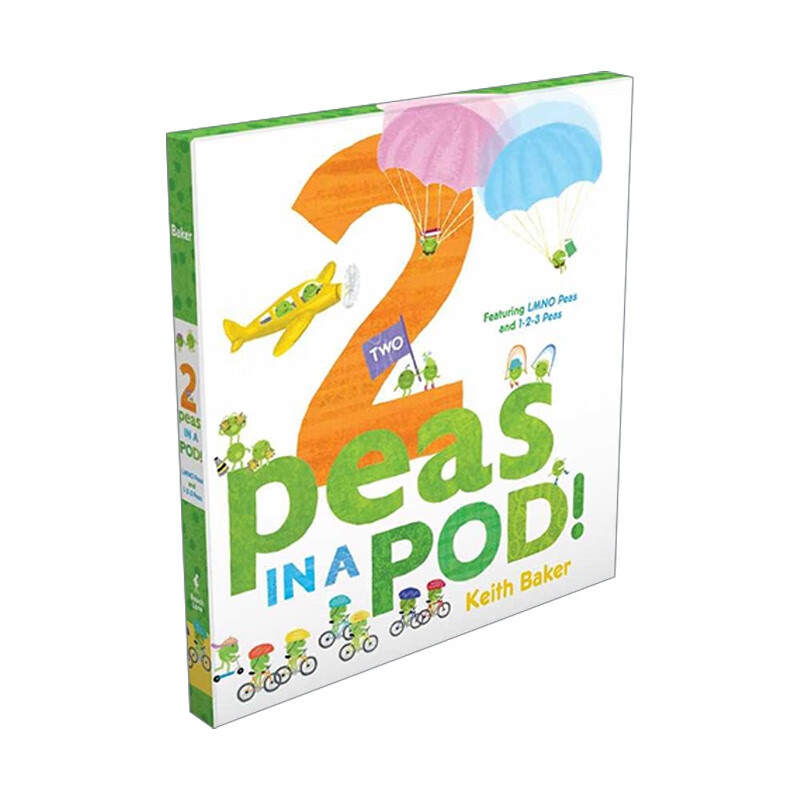 进口原版绘本 2 peas in a pod 一个荚豌豆 精装绘本 英文版 英语原版