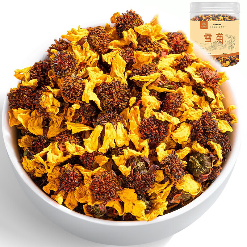 达娃曲珍雪菊花茶 西藏天山雪菊花蕾菊花茶清心肝养生花草茶叶 50g*1