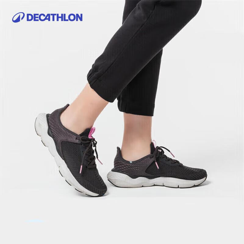 �Ͽ�ٯ��DECATHLON���˶�ЬŮ�ܲ�Ь�ﶬ��͸��������֯�ϵ�Ьѧ������ЬWSKS ���䴿�� 35