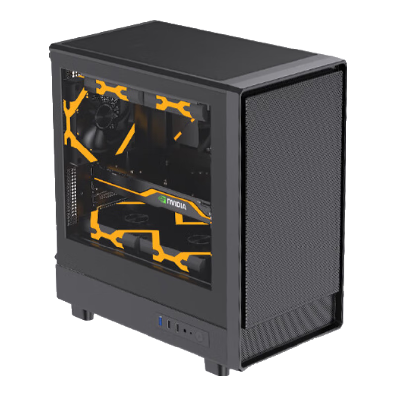 ����Golden field������ �� �� ����̨ʽ���������� ǰ�岻©����/ȫ����240ˮ��/M-ATX����/180mmCPUɢ�����޸�