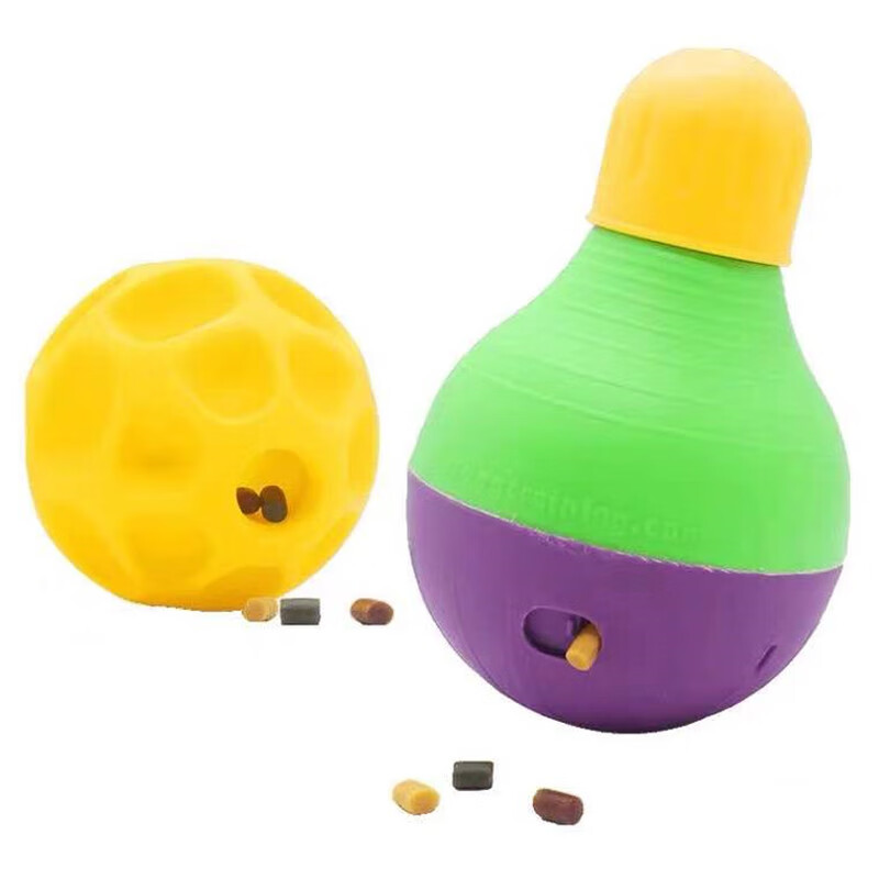 星记（STARMARK）宠物不倒翁漏食球凹凸球狗狗独处玩具解闷慢食 不倒翁【小号】