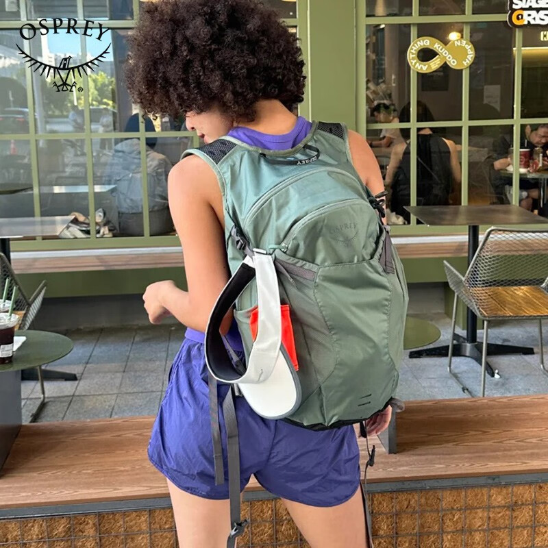 OSPREY Sportlite小鹰星光15升20L户外登山包背包轻便徒步双肩包 松叶绿 (赠防雨罩+魔术头巾) 15L(无袋鼠仓)