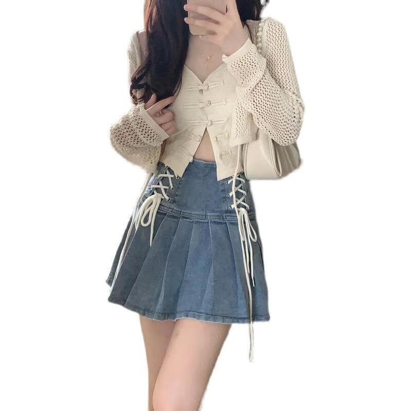 幻领格春夏矮小个子女装145cm小个子盐系穿搭套装辣妹轻熟风御姐设计