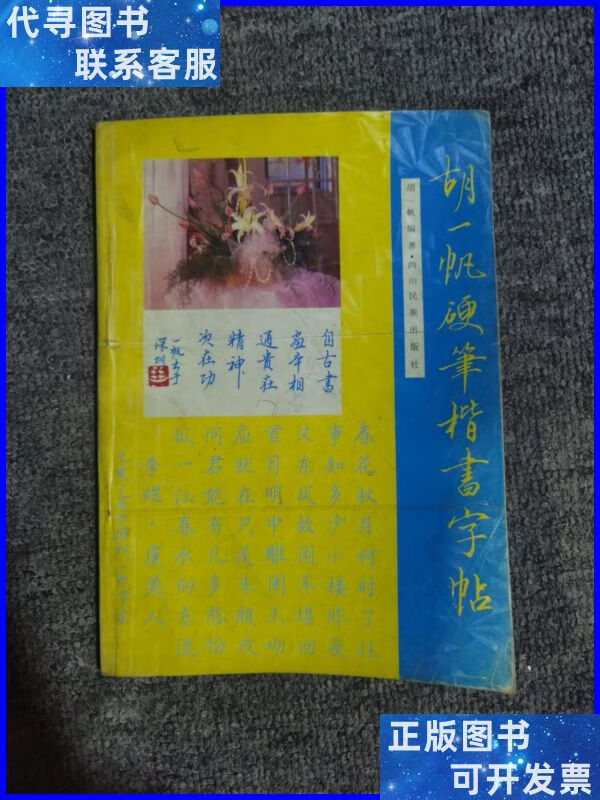 胡一帆硬笔楷书字帖 四川民族出版社二手书