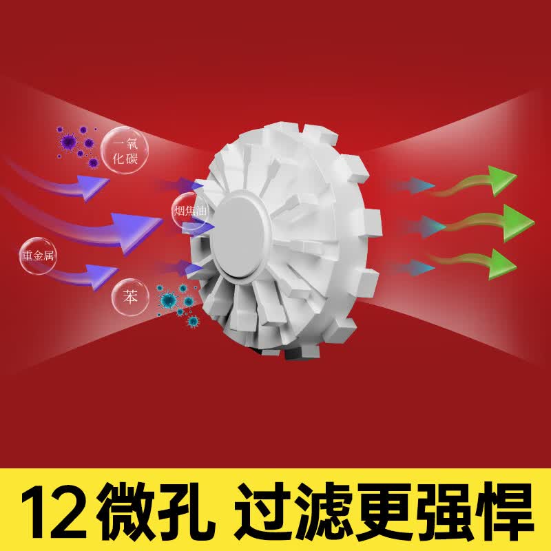 爱斗仕新款一次性烟嘴过滤器加长杆过滤嘴粗中细一体通用三用烟嘴礼盒装 原子级过滤 粗中细3用一盒 30支