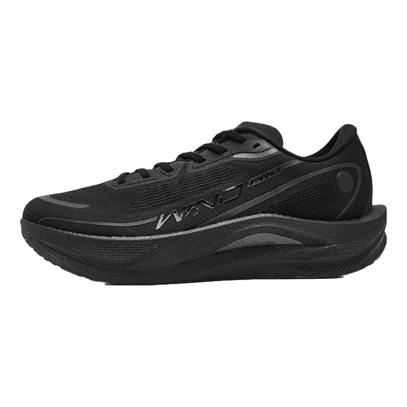 乔丹QIAODAN强风2PRO运动鞋男跑步鞋马拉松旗舰竞速碳板跑鞋体测鞋 黑色 黑马-男 39