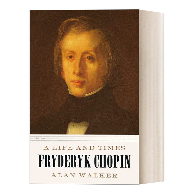 进口原版 fryderyk chopin 肖邦生平与时代 音乐家传记 英文版 英语
