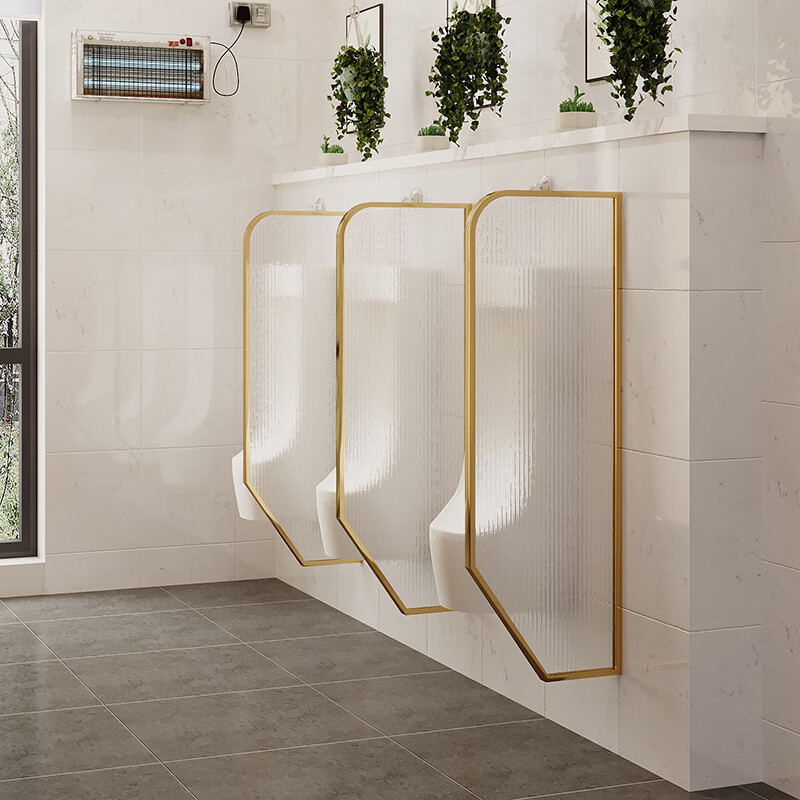 羽俙碧厕所隔断遮挡板不锈钢现代轻奢不锈钢化妆室玻璃隔断酒店办公室