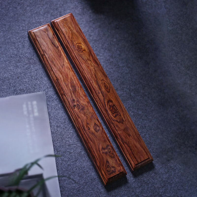 海黄鬼眼镇尺海南黄花梨镇纸压书镇红木纸镇文玩文房书法收藏 鬼眼