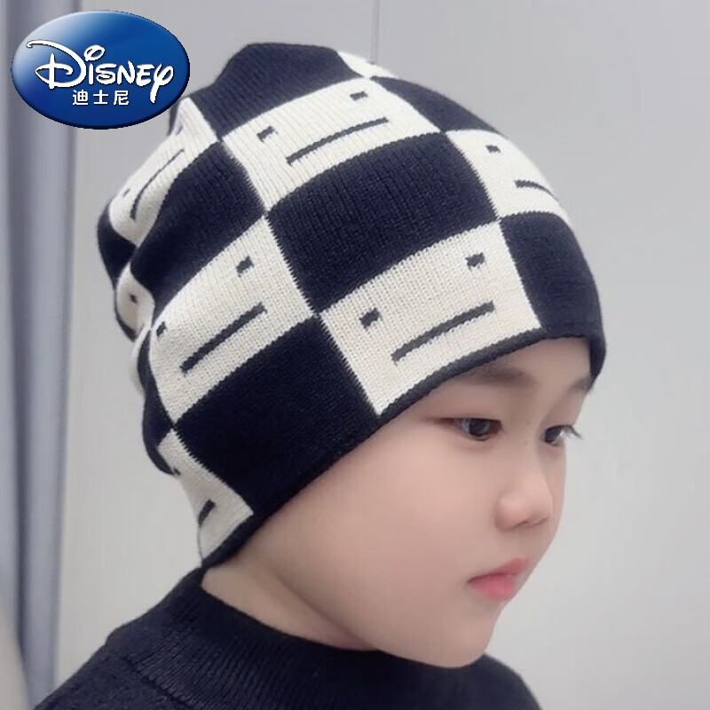迪士尼(Disney)2-12儿童护耳帽秋冬男童帽子围巾2件套男孩帅气套头帽超酷高品质 灰色【帽子+脖套】 适用3-12岁儿童弹性很好
