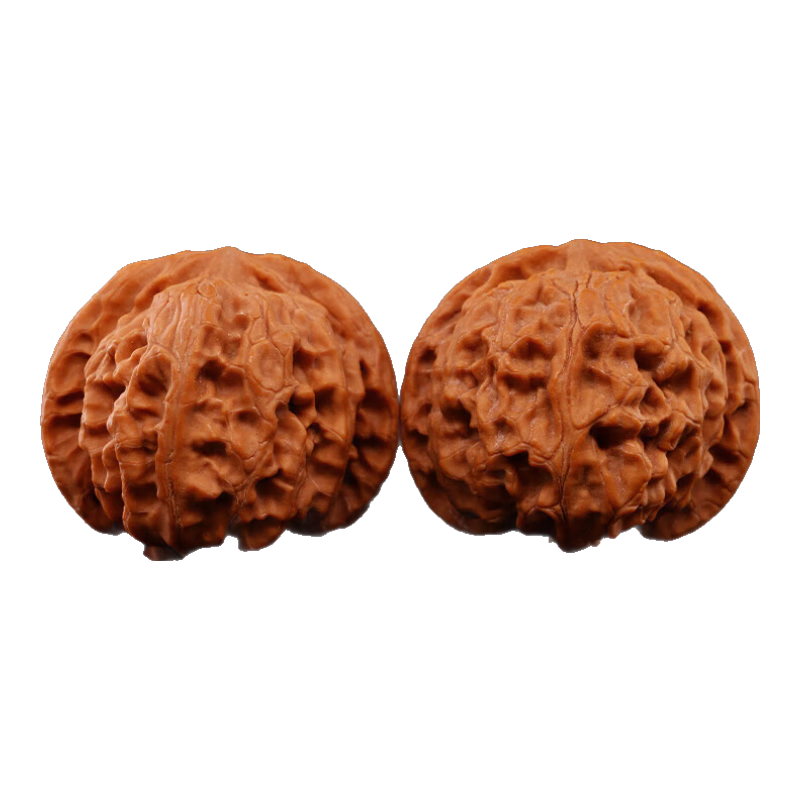 山中玉文玩核桃把玩手盤玩古玩蘋果園獅子頭一對手把件生日禮物男