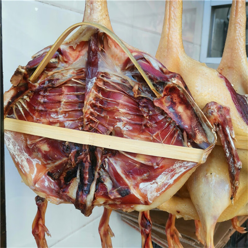 食怀建瓯板鸭福建特产南平传统全番鸭酒家饭店整只手工腌制咸风干