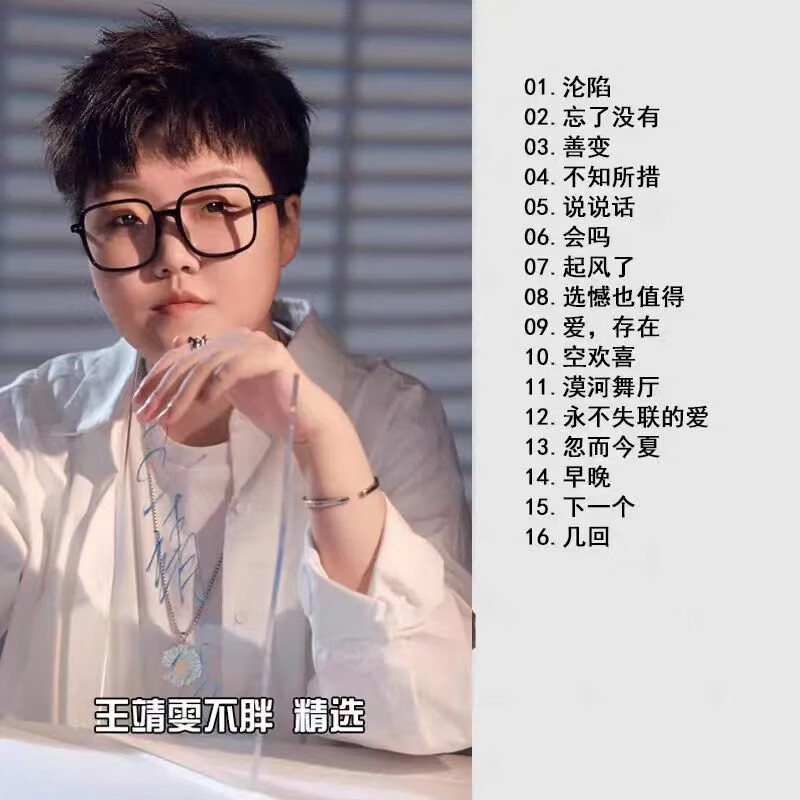 米向王靖雯不胖音乐专辑歌曲车载cd光盘光碟歌碟唱片无损音经典沦陷
