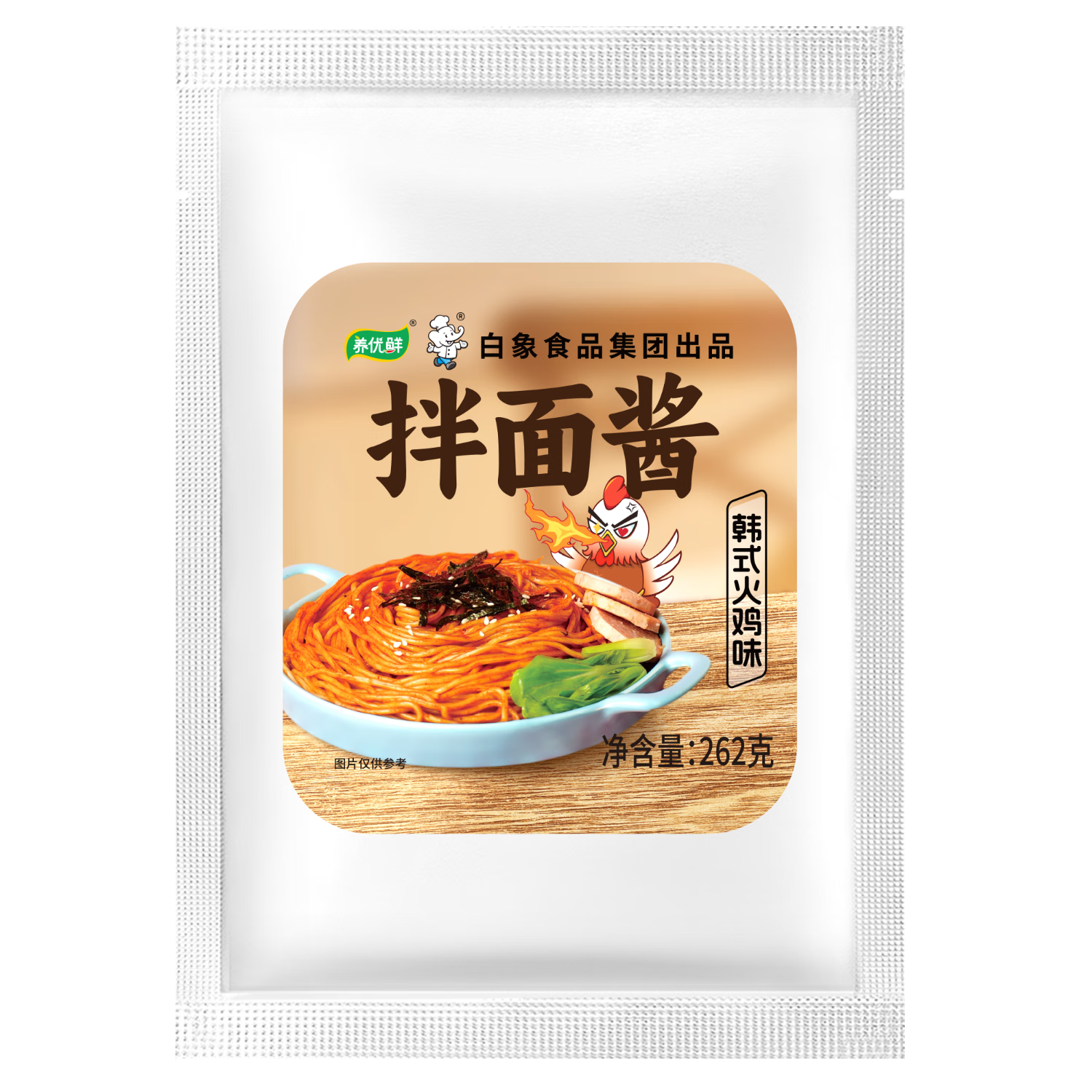 白象韓式火雞面醬料 火雞拌面醬 超辣大包 拌飯拌面醬 白象經(jīng)典火雞面醬262g