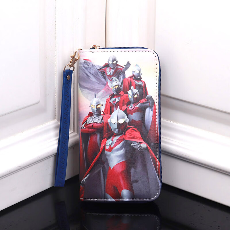 展缘(zhanyuan)钱包男日韩流行动漫卡通多卡位竖款儿童零钱包印花休闲