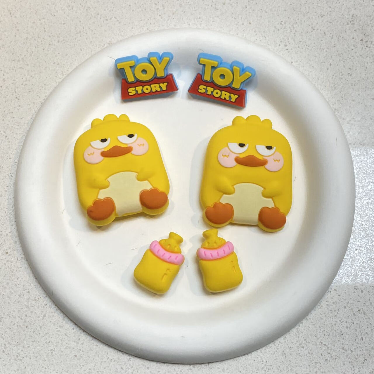 胖胖鸭洞洞鞋配饰鞋花ins立体可爱卡通搞怪DIY鞋扣可拆卸鞋配 胖胖鸭（不含鞋