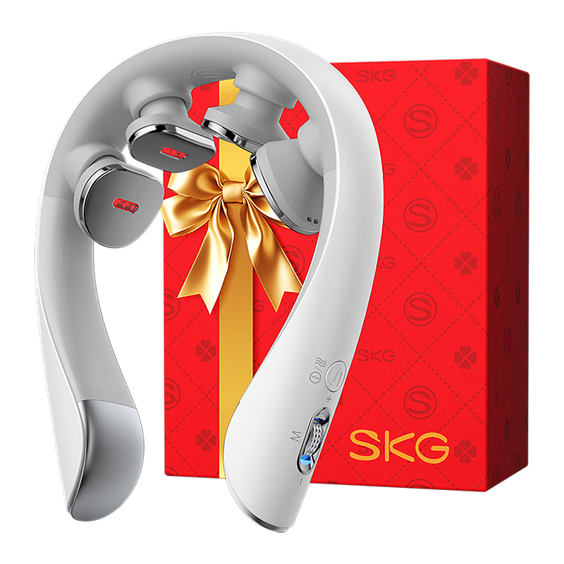 SKG颈椎按摩器K5-3颈部肩颈牵拉脖子护颈热敷蓝牙APP便携理疗仪 端午父亲节实用礼物送爸爸母亲礼品 【行业爆款】K5-3尊贵礼盒款