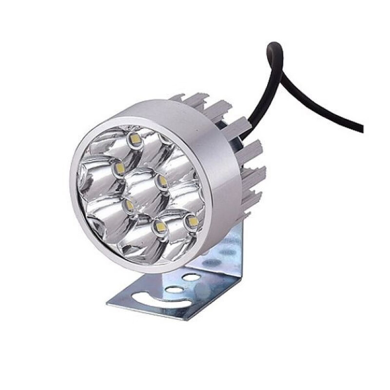 工马摩托车12伏两轮电动车60大灯超亮96v改装射灯通用强光防水48led灯