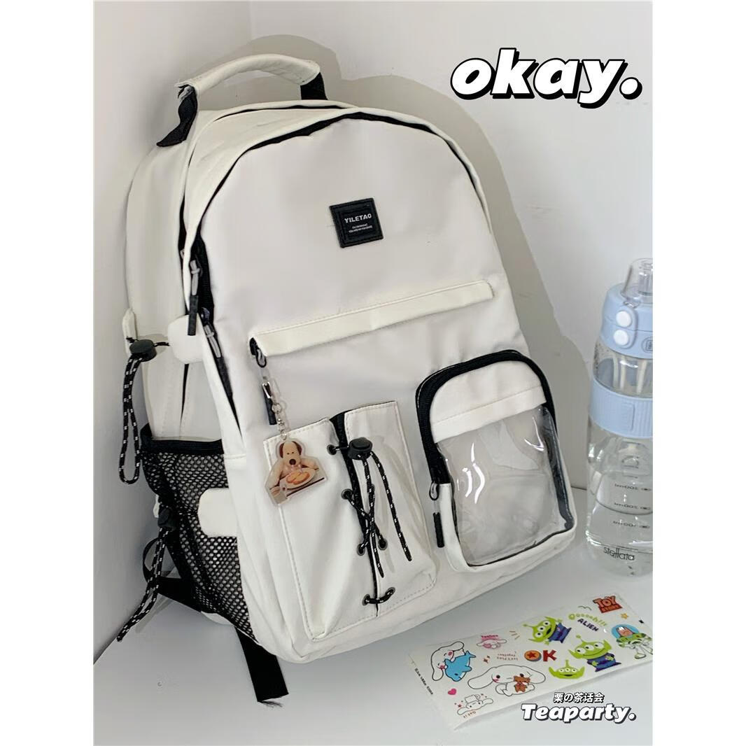 丰丰彐心高中生书包栗的茶话会日系ins书包女初中生高中学生大容量