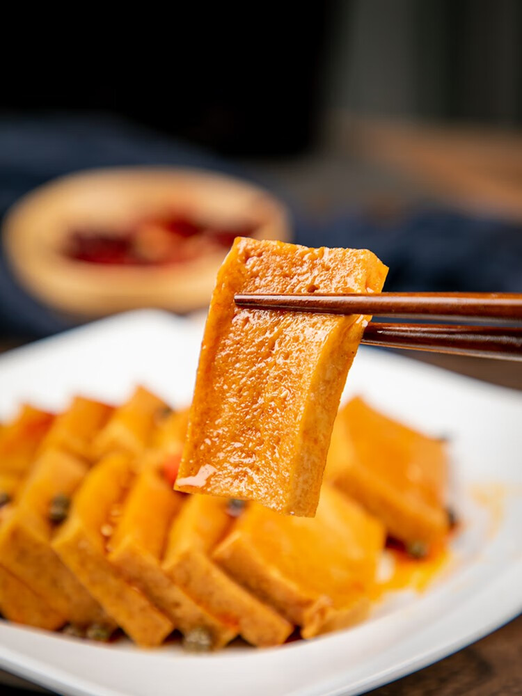 千叶豆腐块400g干锅千页豆腐酒店饭店小炒火锅餐饮商用半成品菜 原味