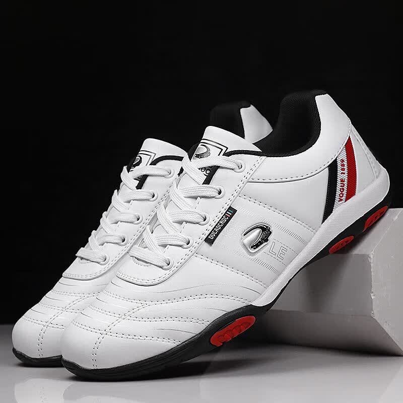 门球专用鞋门球鞋中老年专用鞋耐磨爸爸鞋低帮贴脚运动鞋男 白色 39