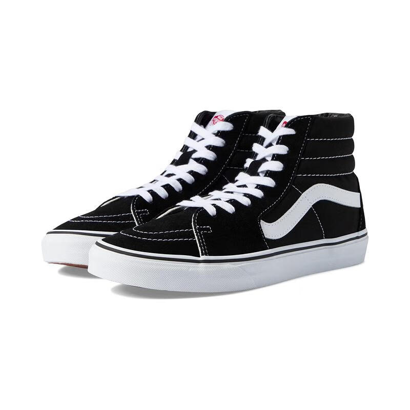 范斯(vans)男鞋sk8-hi时尚经典百搭男士高帮运动板鞋休闲帆布鞋 black