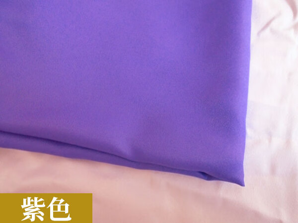 合彩美制服呢布料中厚色聚酯纤维布彩色化纤布Cosplay窗帘门帘布外套布 紫色(半米价) 多拍默认连着不