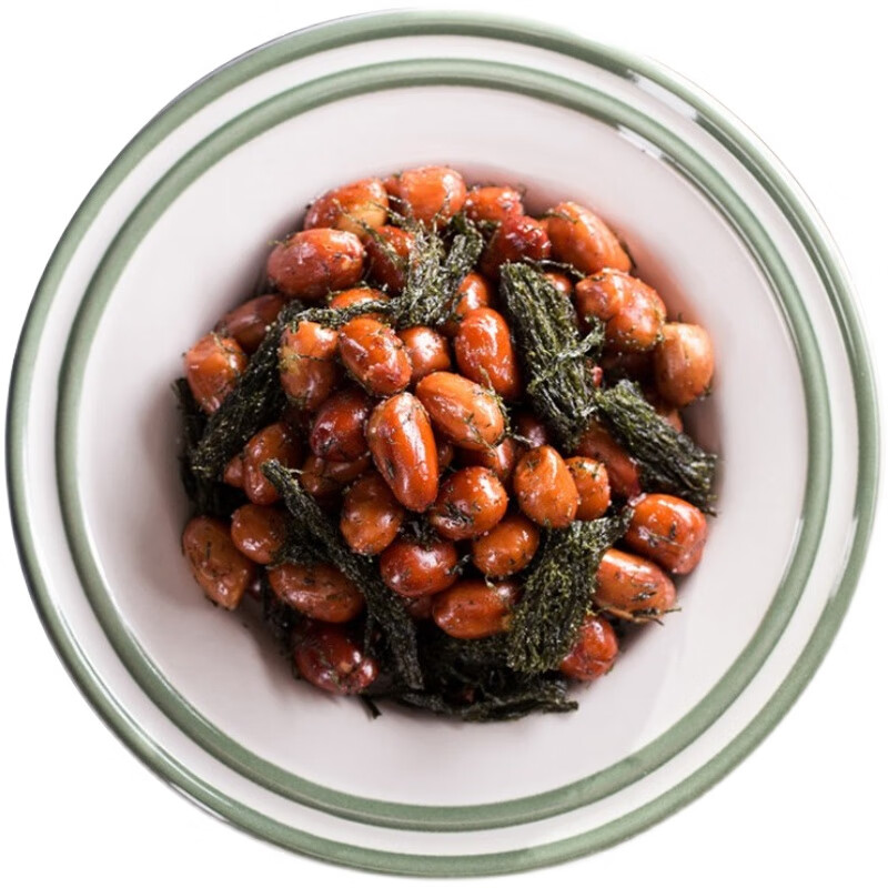 翼若天云宁波特产美味建峰海苔花生罐头浒苔苔条苔菜花生米 海苔花生5