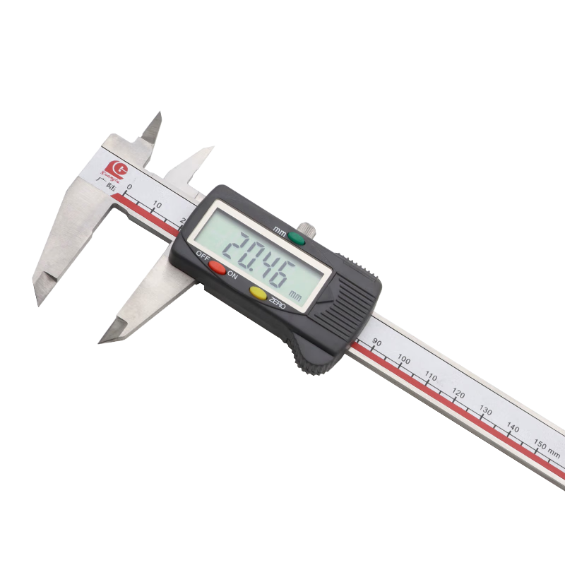 廣陸塑料罩殼數(shù)顯卡尺0-200mm 高精度電子游標(biāo)卡尺不銹鋼 111-102B