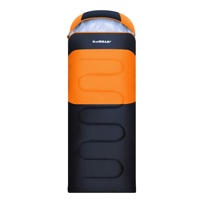 百亿补贴:凯路德(KAIROAD)羽绒棉睡袋户外成人旅行露营冬季保暖室内午休单人隔脏可拼接 羽绒棉1.45kg.桔色67.5元