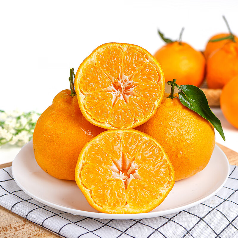 顺丰包邮正宗四川春见耙耙柑新鲜水果桔子丑橘丑桔柑橘子净重10斤 耙耙柑10斤特大果14-18个