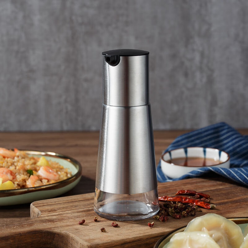 好帮手醋壶油瓶辣椒罐套装餐厅专用商用调料瓶罐酱油醋瓶罐子 230ml瓶玻璃款304不锈钢款 单件装 京东折扣/优惠券