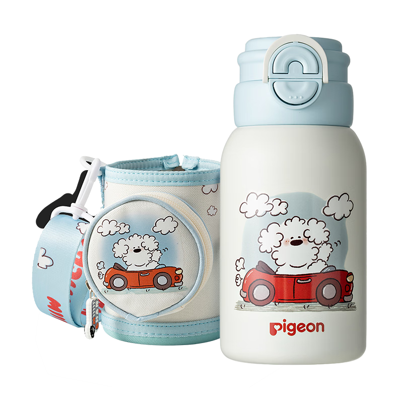 ���ס�miiiiichan ��ͯ���±� 600ml ˫���� 316L����� ��ɫ89Ԫ